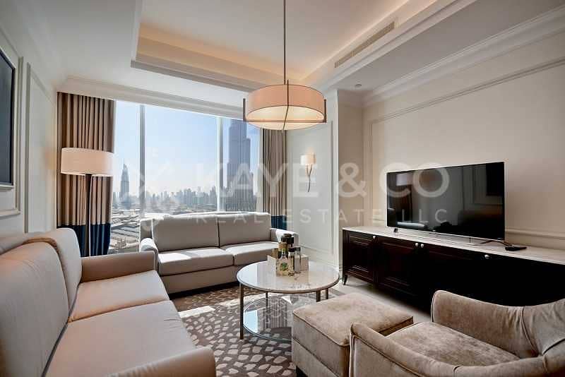 3 Elegant 1 Bedroom | Fully Furnished | High Ceiling