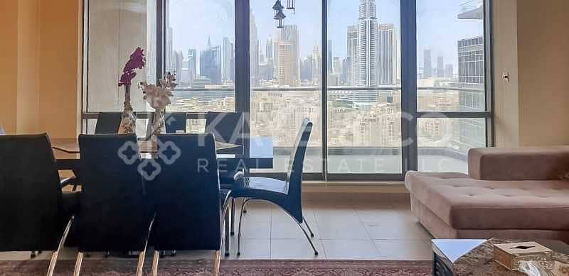 6 Fully Furnished |  High Floor | Burj Khalifa View