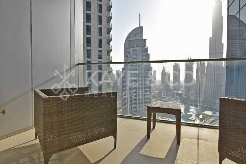 2 Fully Furnished | Fountain and Canal View |Balcony