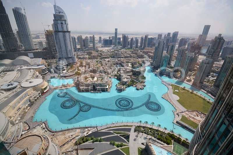 2 Full Fountain 2BR in Burj Khalifa | Type 2E