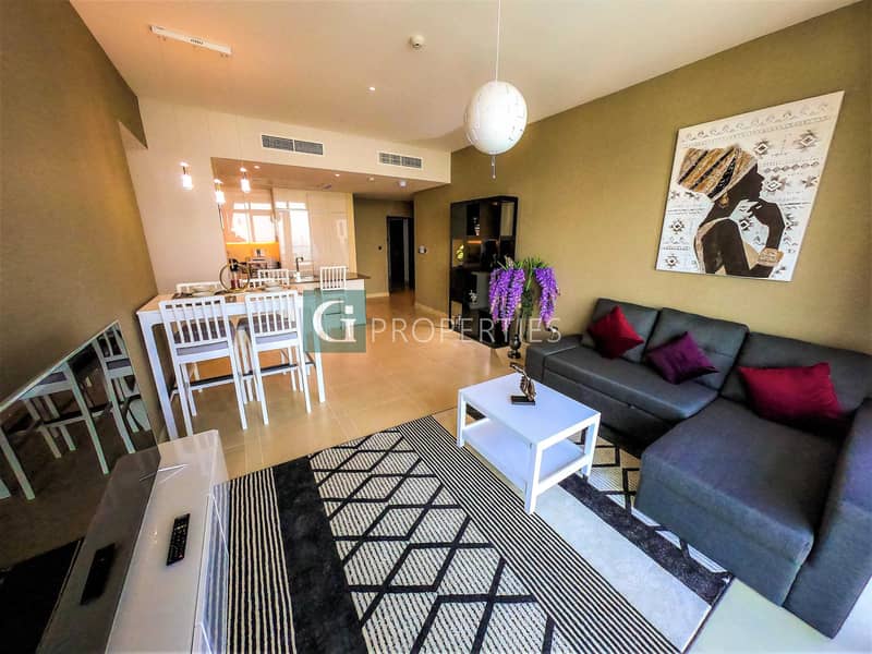 LUXURIOUSLY FURNISHED 1BR| MARINA VIEW| HIGH ROI
