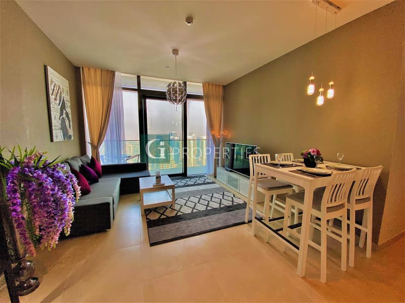 6 LUXURIOUSLY FURNISHED 1BR| MARINA VIEW| HIGH ROI