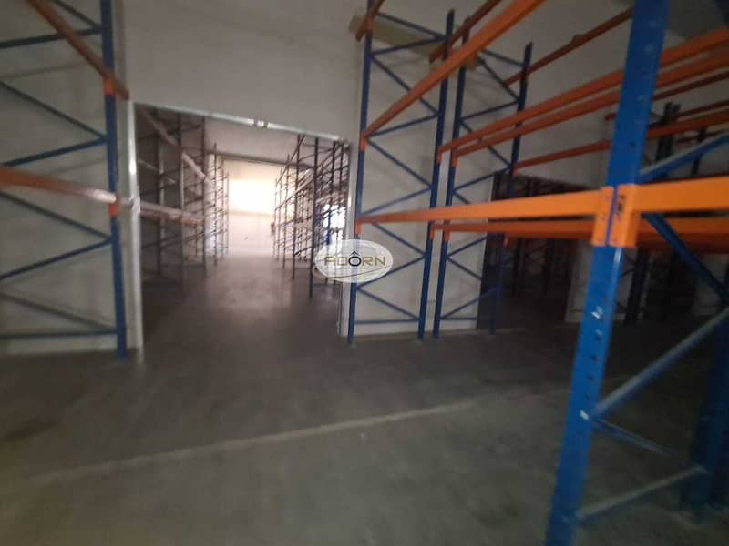 2 10000 square feet excellent warehouse for rent with racking system