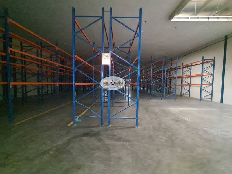 6 10000 square feet excellent warehouse for rent with racking system