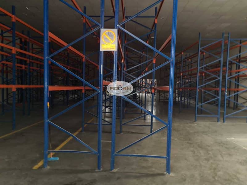 12 10000 square feet excellent warehouse for rent with racking system