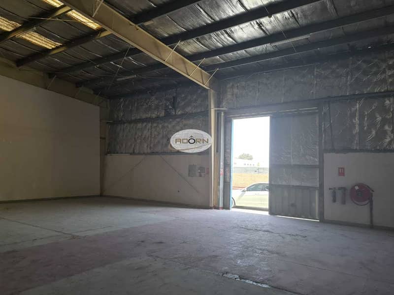 4 on Al Asayel road 3600 square feet 7200 square feet and 10800 square feet  warehouse for rent