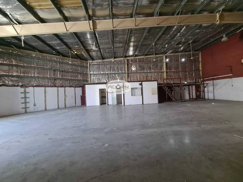 5 on Al Asayel road 3600 square feet 7200 square feet and 10800 square feet  warehouse for rent