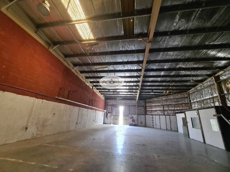 8 on Al Asayel road 3600 square feet 7200 square feet and 10800 square feet  warehouse for rent