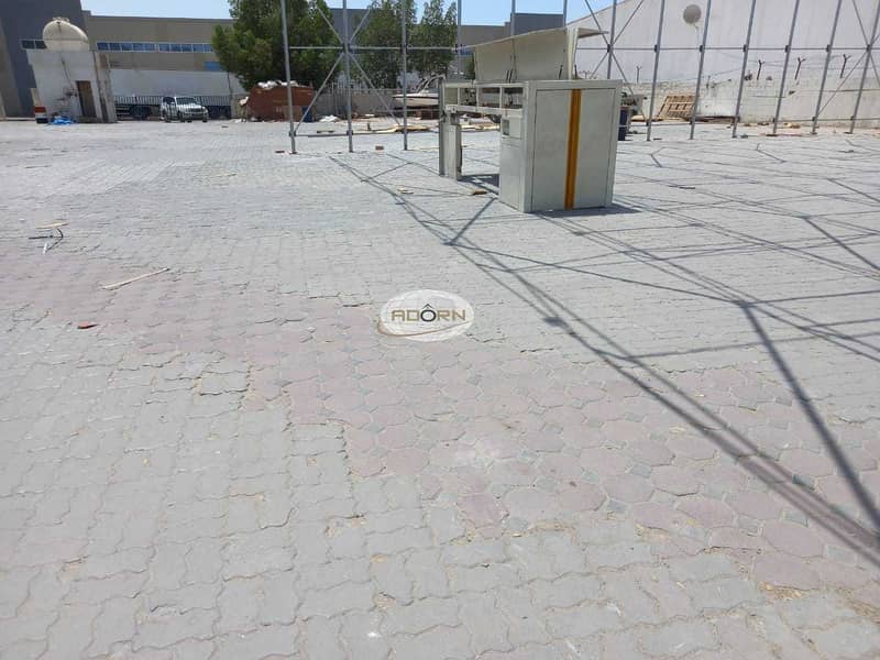 5 40000 square feet open yard with office for rent in Ras Al Khor