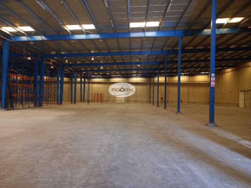 3 50000 square feet warehouse with 6 loading bays for rent in Al Quoz 4