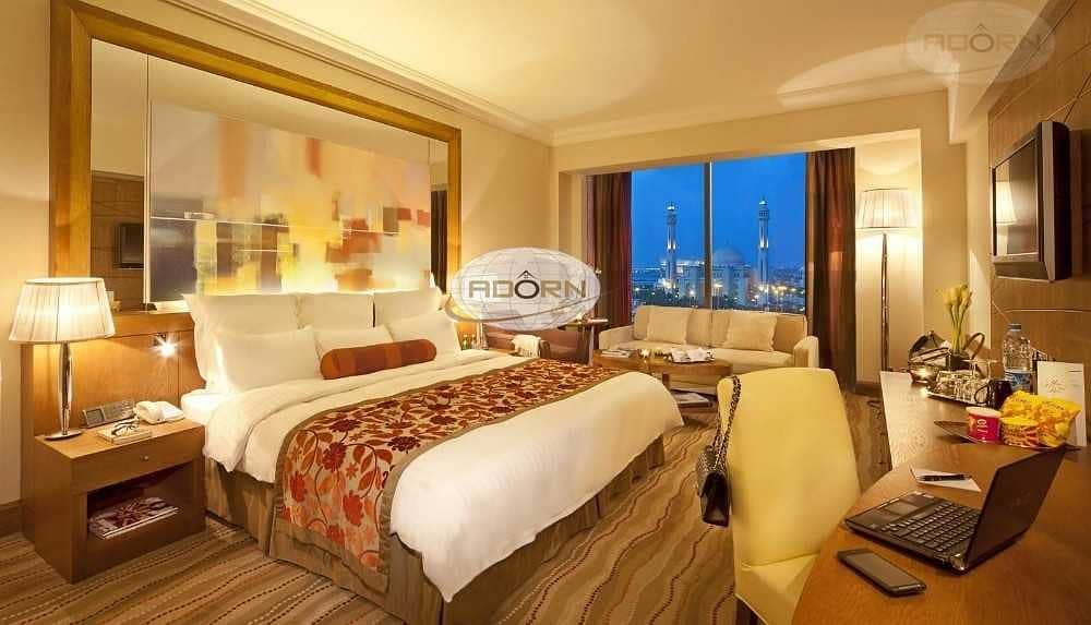 94 modern rooms 2 star hotel with 10 outlets and retails for rent in Deira