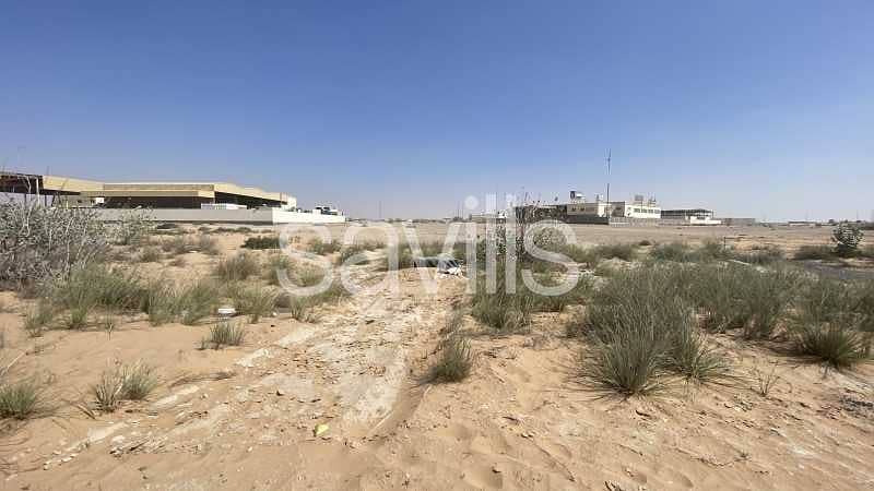 2 Plot for Sale in Sajaa with direct access to E611 highway