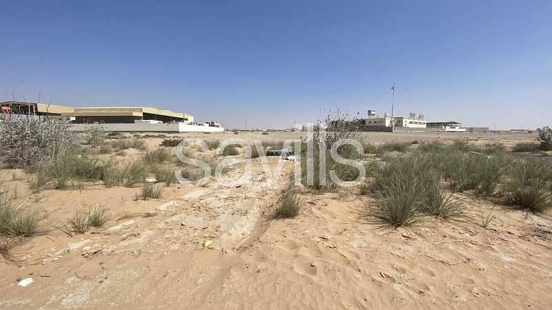 5 Plot for Sale in Sajaa with direct access to E611 highway