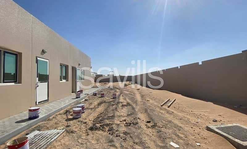 4 000 sqft Brand New fenced Yard for Rent in Al Sajaa