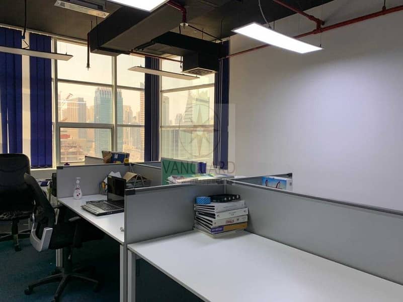 9 Fully Furnished 2 Offices For sale in Mazaya Business Avenue BB2