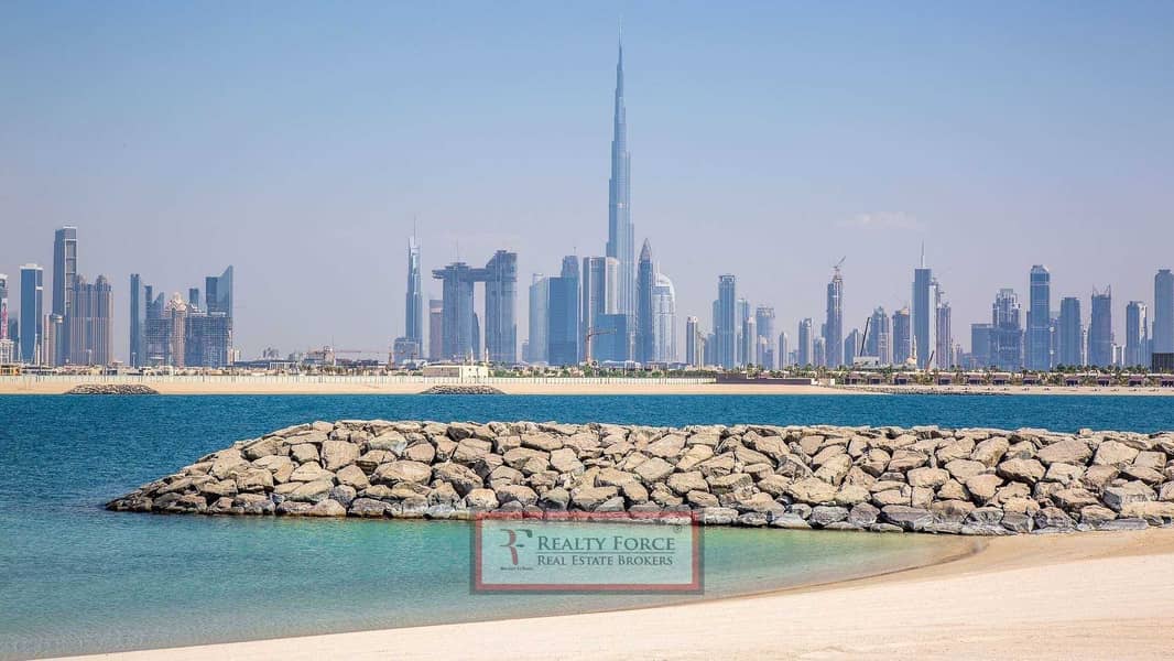 4 PRIME PLOT | PRIVATE BEACH ACCESS | FULL DUBAI SKYLINE VIEW | DONT MISS