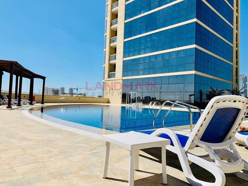 Vacant | Full Golf Course View | Studio | Luxury Tower | Largest Swimming Pool In JVC