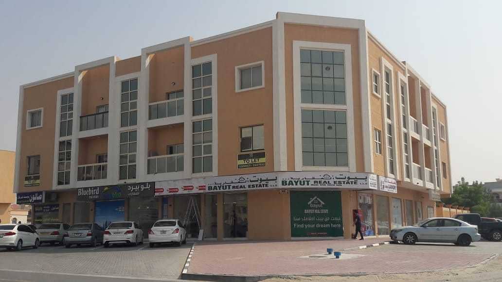 Building for sale in Al Mowaihat area (new, about a year old) for sale in a very privileged location, sixth piece of Sheikh Ammar Street. An area of ​