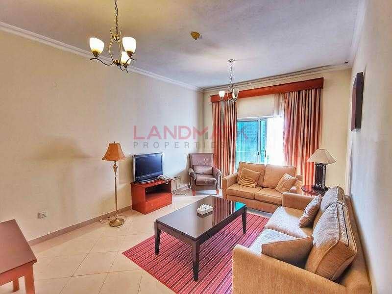 4 Next To Metro | TECOM | 1BR | No chiller | Partially Furnished | Balcony | Pool | Gym