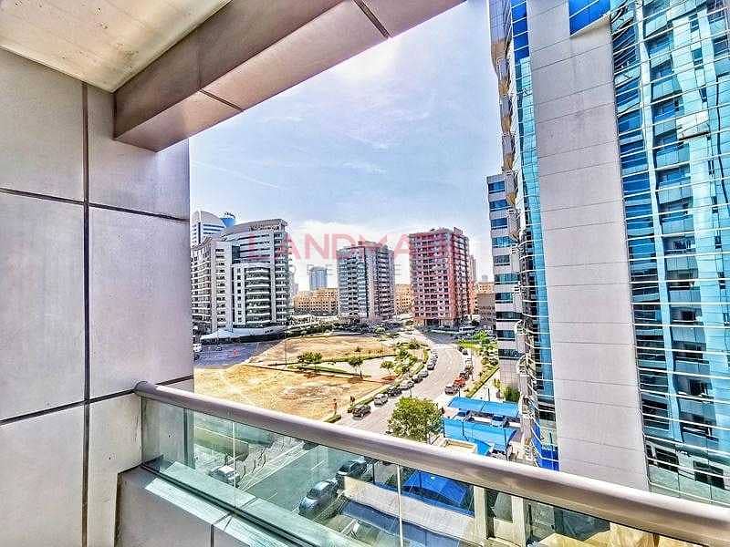 11 Next To Metro | TECOM | 1BR | No chiller | Partially Furnished | Balcony | Pool | Gym