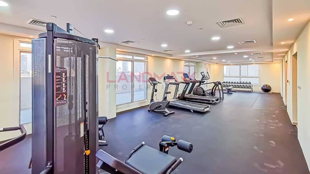 6 HOT | New Studio | Balcony facing on street | Parking | Pool | Gym | Next to gate 2 in JVC