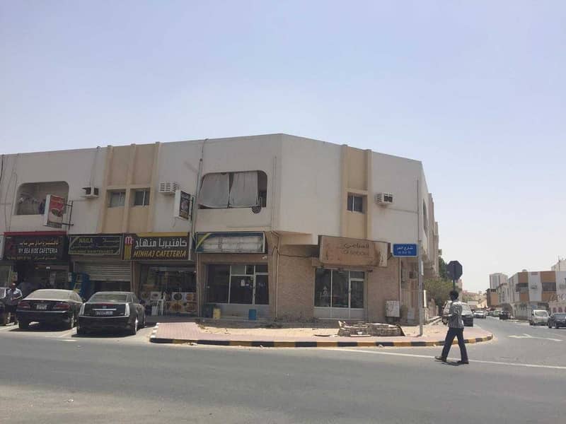 For sale building in Nuaimiya On Al-Ranin Street, in a very privileged location The second piece of Kuwait Street Ody and first two street corner The