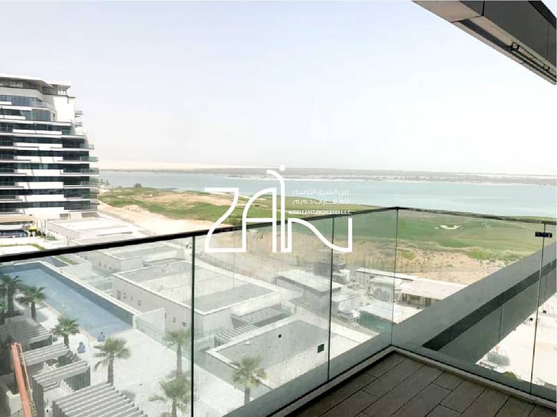 Hot Deal Partial Sea and Golf View 2+M Apt with Balcony