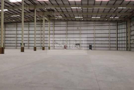 4 Jafza South Brand New Commercial  Warehouse. 800 KW