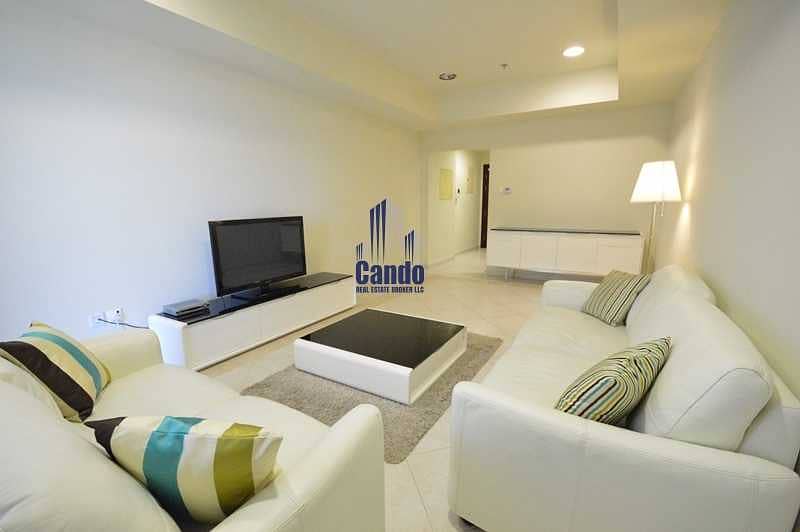 3 Sea View | 1 Bedroom on High Floor | Semi Furnished