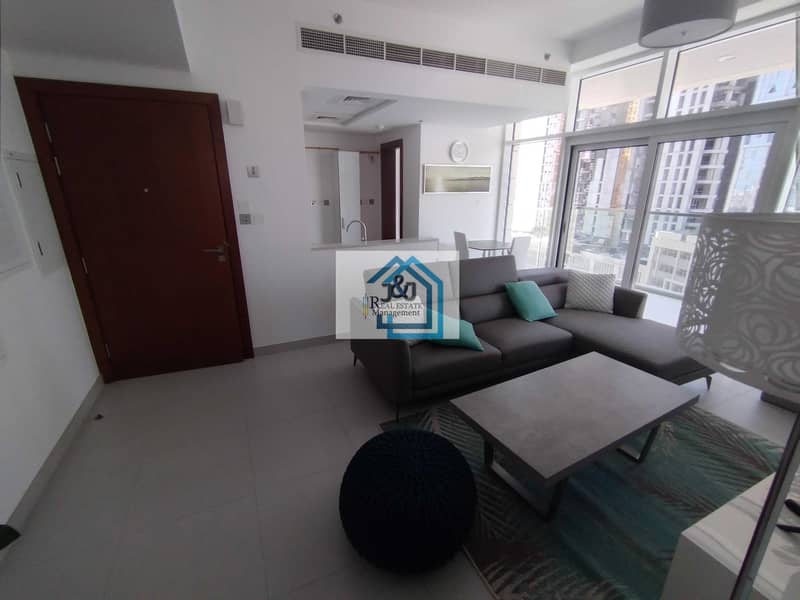 8 HOT DEAL|  one month free Fully furnished  1 Bedroom apartment  with  beautiful view.