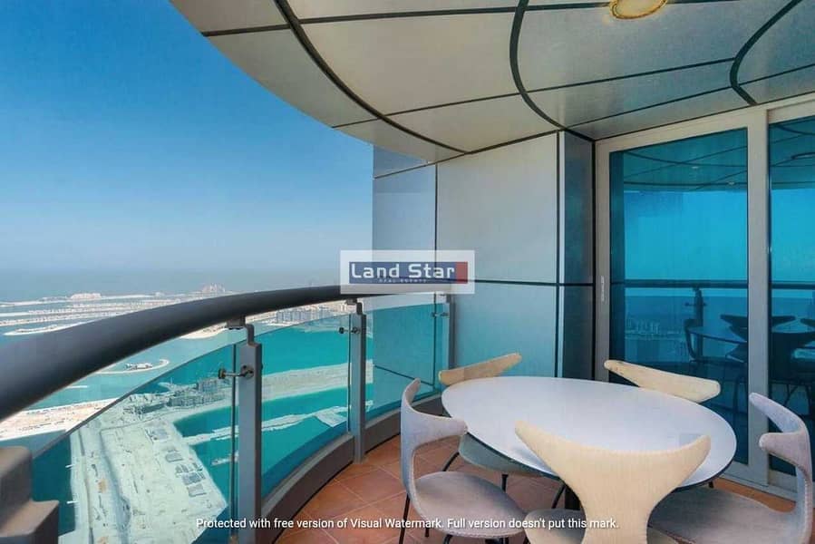 7 EXCLUSIVE | PRESTIGIOUS PALM AND BURJ AL ARAB VIEW | READY TO MOVE