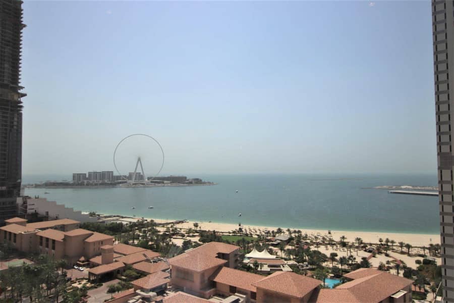 2 Fully Furnished 3BR | Sea and Palm Jumeirah Views | 3 months free