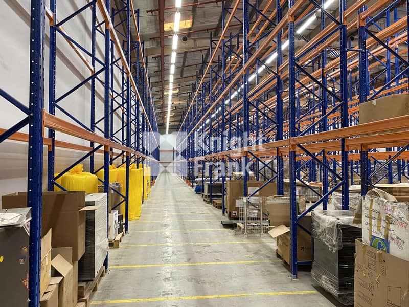 4 Warehouse with Control of Temperature and Racking
