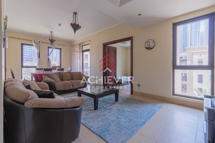 1 Bed + Study | Burj View | Furnished