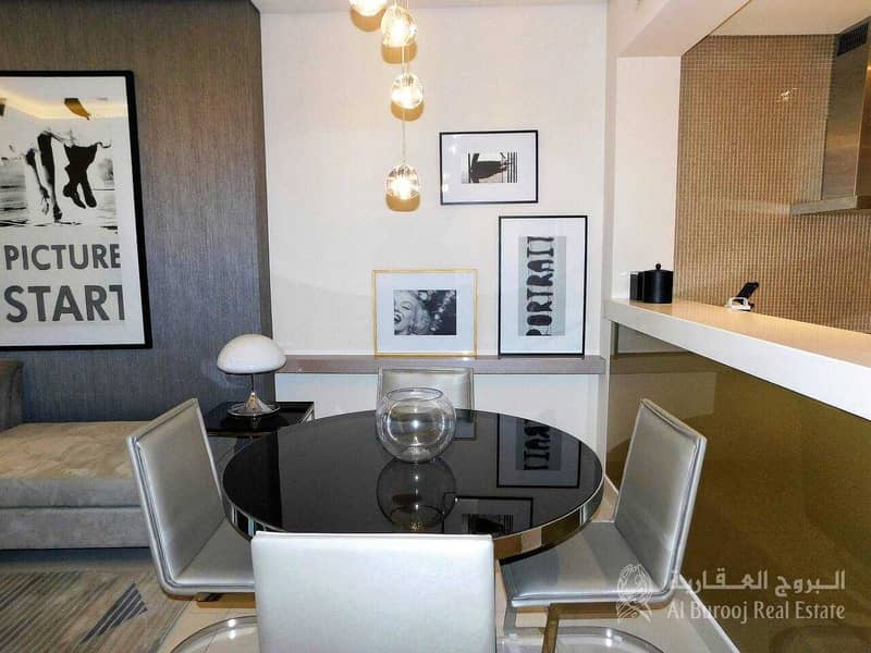 11 1 Bedroom| Fully Furnished| Paramount Tower| Burj View
