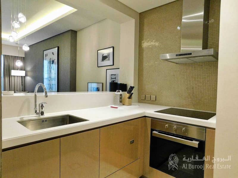 19 1 Bedroom| Fully Furnished| Paramount Tower| Burj View