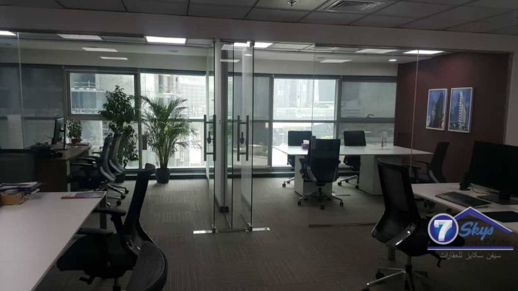 5 Fitted Office Space | 2 Partition | Binary Tower