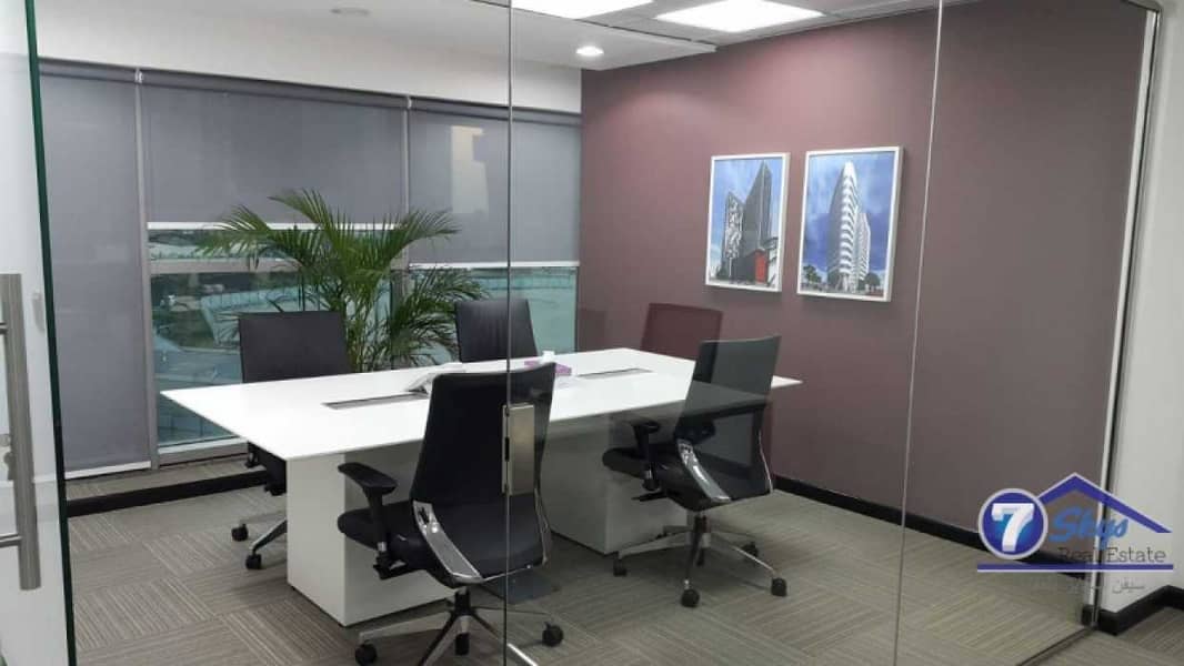6 Fitted Office Space | 2 Partition | Binary Tower