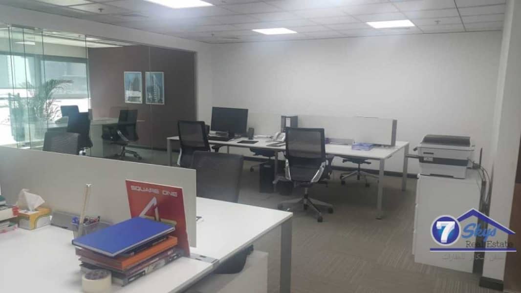 8 Fitted Office Space | 2 Partition | Binary Tower