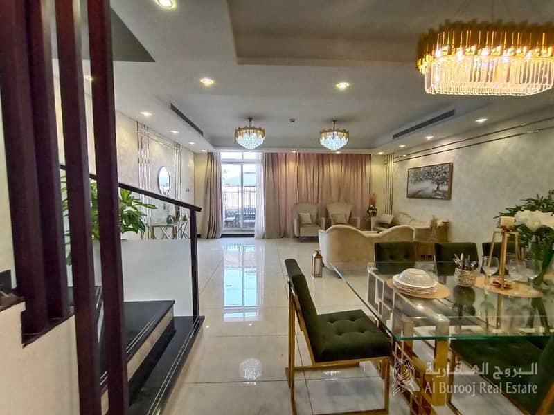 3 EXCLUSIVE LUXURY FURNISHED 3 BED + MAID TOWNHOUSE