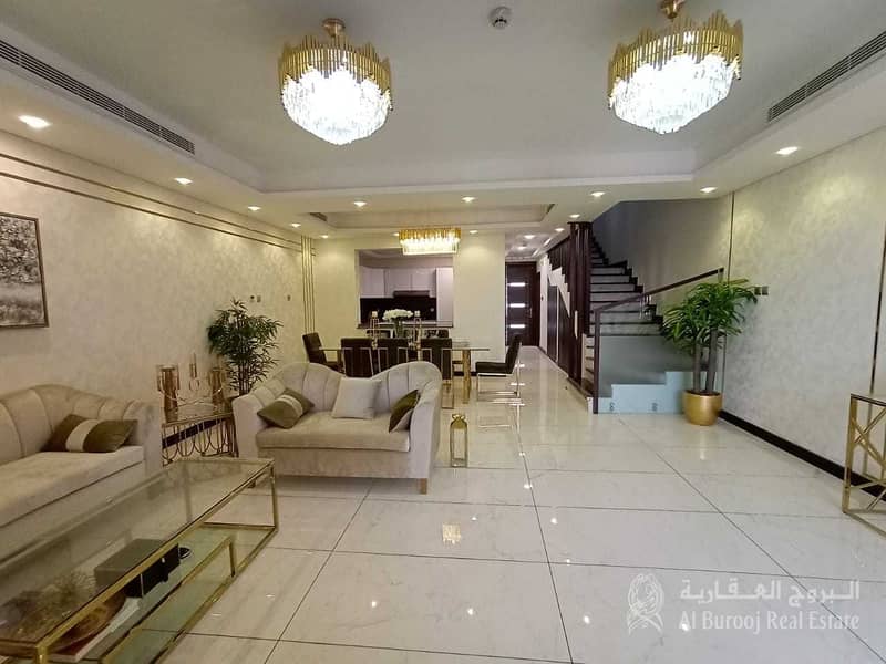 4 EXCLUSIVE LUXURY FURNISHED 3 BED + MAID TOWNHOUSE