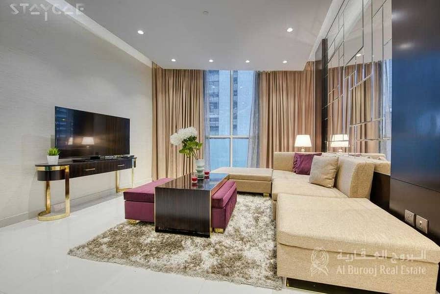 7 1 Bedroom| High Floor| Fully Furnished| Near Dubai Mall