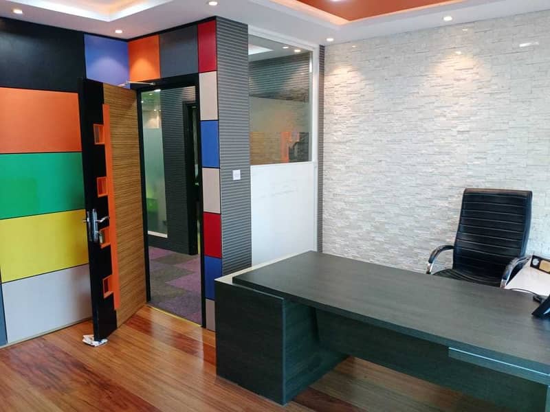 7 Beautifully Fitted Office with Partition l Ready To Move In