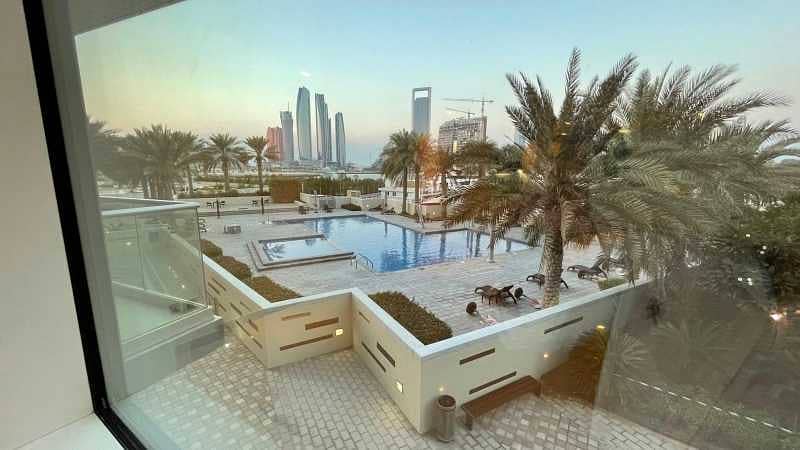 17 2 BEDS No Commission - Beautiful Water Views – Balcony – Amazing Amenities Facing Sea view and Emirates Palace