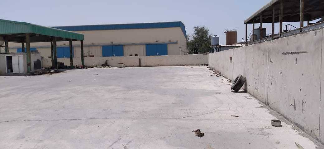 29062 SQ FT INDUSTRIAL OPEN LAND WITH BOUNDARY WALL IN AL JURF INDUSTRIAL