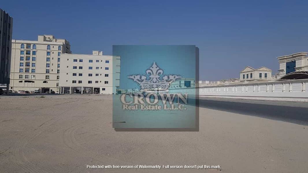 5900 SQ FT COMMERCIAL PLOT OPPOSITE FIVE STAR HOTEL NEAR CITY CENTER AJMAN