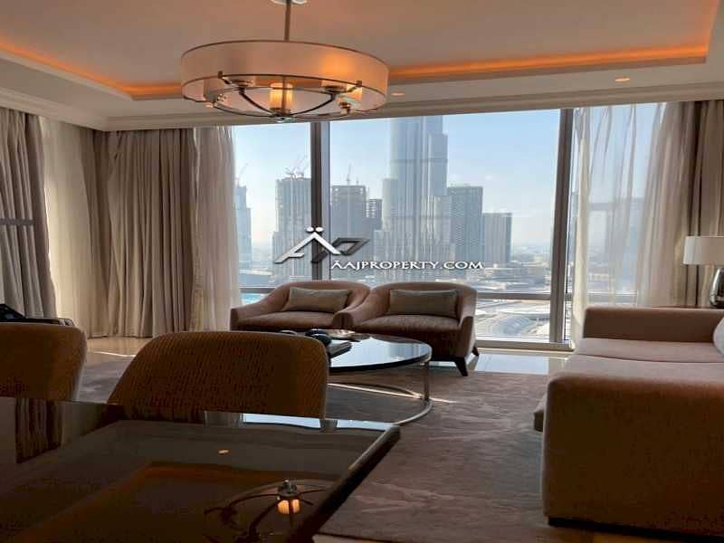 1BR|Luxury Serviced APT|Full Burj Khalifa View!