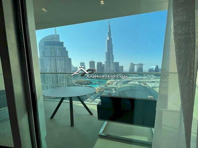 2 1BR|Luxury Serviced APT|Full Burj Khalifa View!