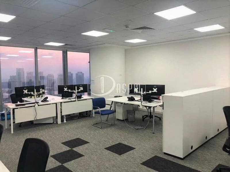 Spectacular View | Fully Fitted Office | Excellent Condition | Spacious Layout