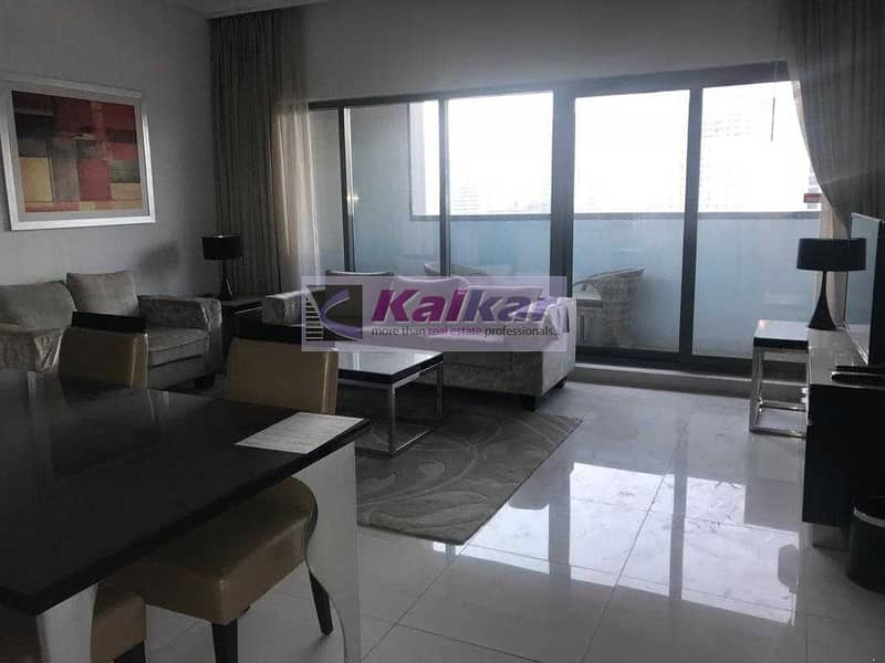 4 Luxurious and spacious | 1 Bedroom | mid floor | fully furnished | AED. 60 K